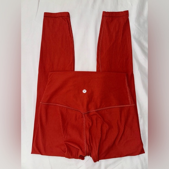 Lululemon Align Ribbed High-Rise Pant 25"
Cayenne red orange fall autumn - Picture 7 of 12